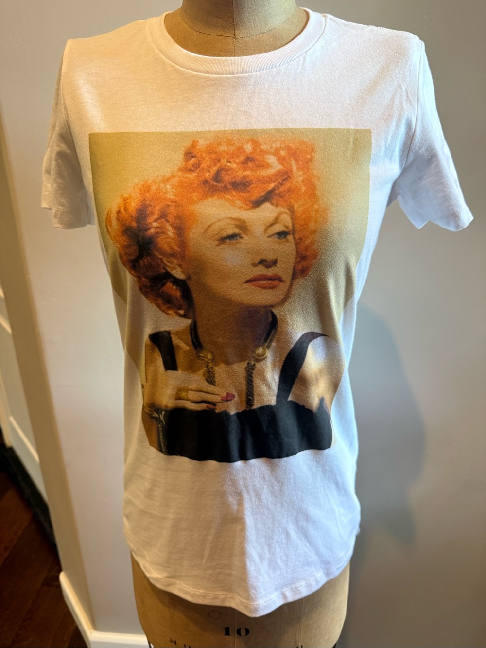 Bella Canvas White Tee with Lucille Ball - Lucy